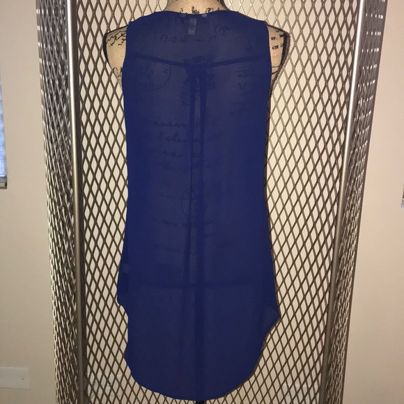 Navy Sleeveless top - Picture 2 of 3